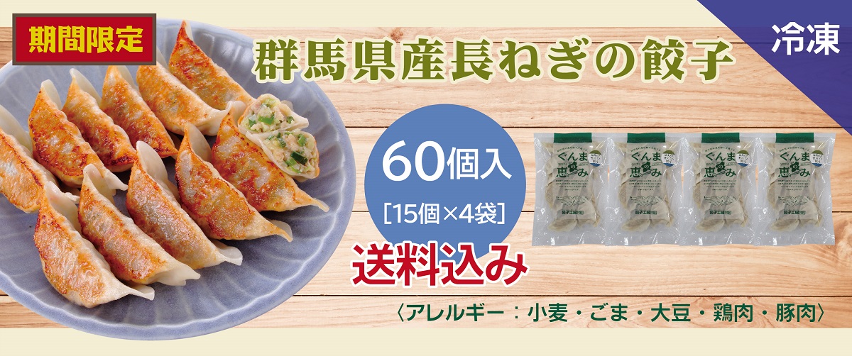 群馬県産長ねぎの餃子