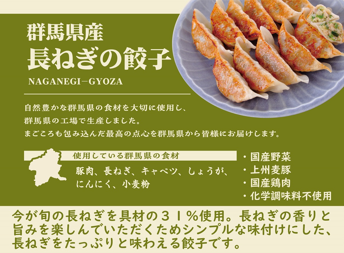 群馬県産長ねぎの餃子